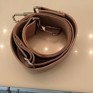 Silver Hardware Adjustable Crossbody Bag Guitar Strap for Purse